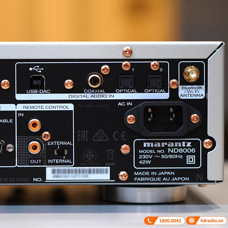 Đầu CD Marantz ND8006, DAC, Network Audio Player, WiFi, Bluetooth (Hỗ trợ CD, CD-R / RW)-11