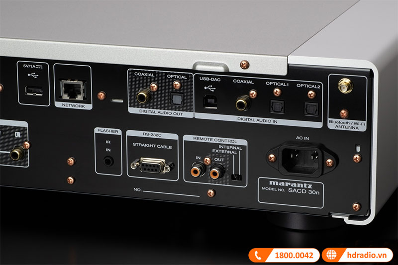 đầy đủ các cổng kết nối kỹ thuật số