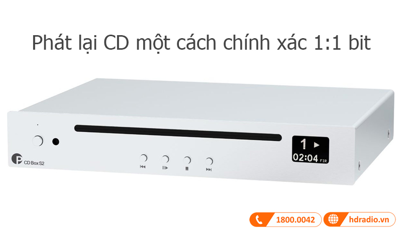 Tinh nang Pro-Ject CD Box S2 Tinh nang Pro-Ject CD Box S2
