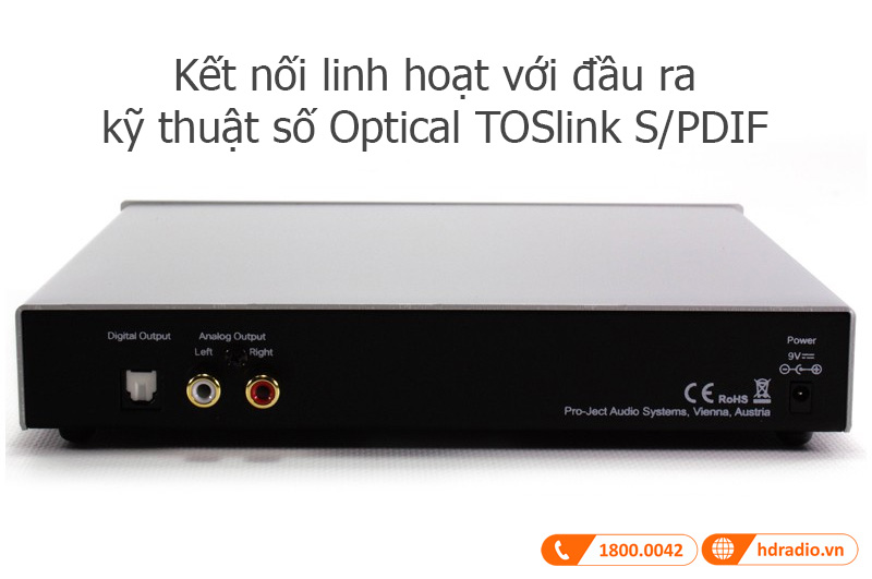 Ket noi Pro-Ject CD Box S2 Ket noi Pro-Ject CD Box S2