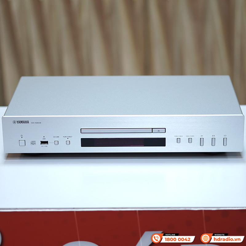 Đầu CD Yamaha CD-S303, RCA, OPTICAL, COAXIAL (Hỗ trợ CD, CD-R / RW)-1