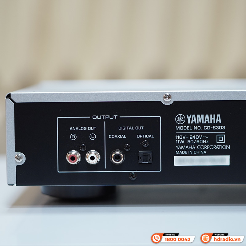 Đầu CD Yamaha CD-S303, RCA, OPTICAL, COAXIAL (Hỗ trợ CD, CD-R / RW)-6