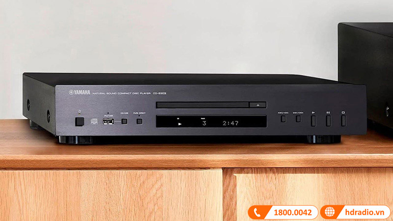 Đầu CD-S303 Thiết kế bộ cục mạch cực kỳ tinh vi