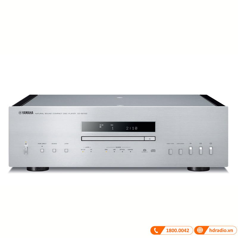 Đầu CD Yamaha CD-S2100, Tương thích SA-CD, CD, CD-R/RW (MP3, WMA), USB (Loại B)-1