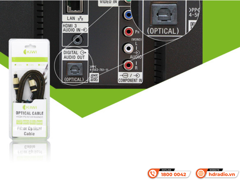 dây Optical Kiwi KW-OP1 dài 1.5m