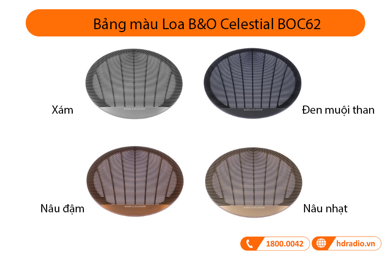 Màu sắc Loa B&O Celestial BOC62