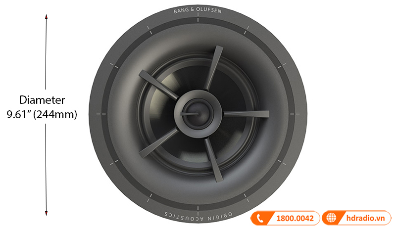Kích cỡ Loa B&O Celestial BOC82