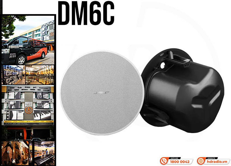Loa âm trần Bose Designmax DM6C có tính ứng dụng cao
