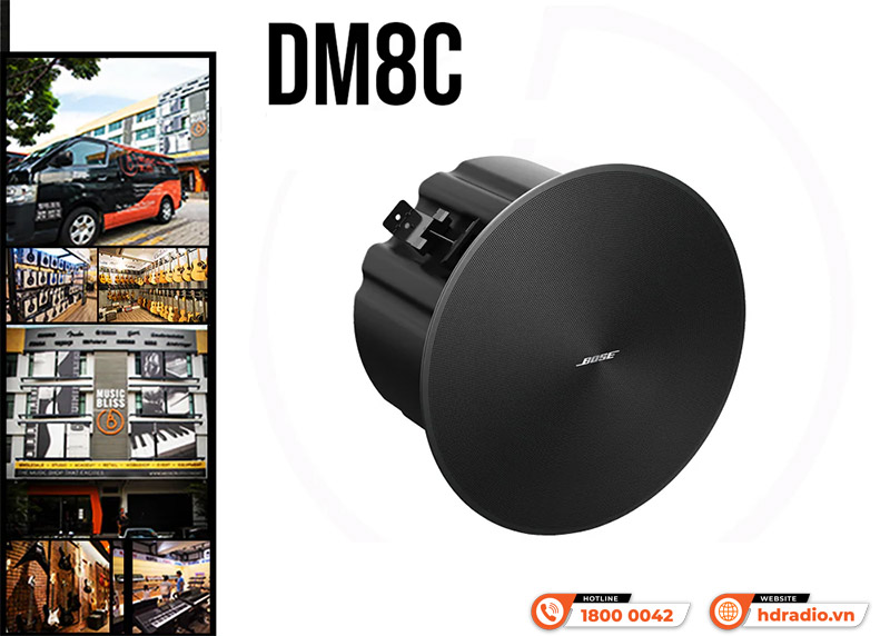 Loa âm trần Bose Designmax DM8C có tính ứng dụng cao