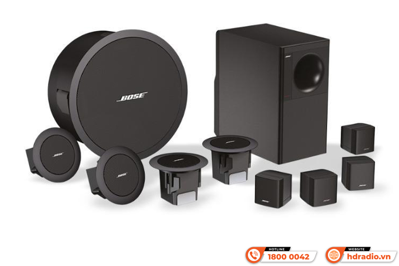 Phối ghép dễ dàng với Loa âm trần Bose Freespace 3 Satellite