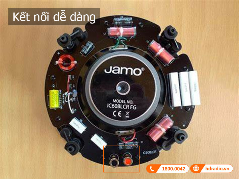 Ket noi loa Jamo IC 608 LCR FG