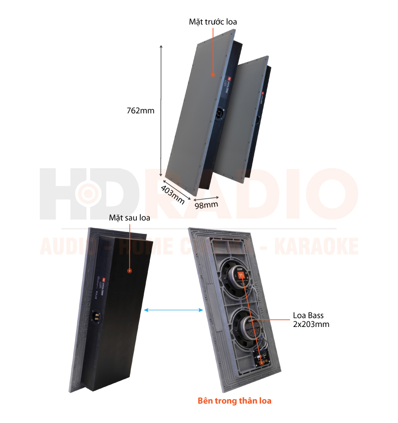 Chú thích Loa JBL ConCeal C82W