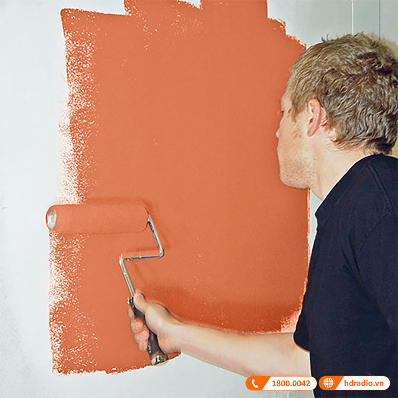 Có thể sơn theo màu sơn tùy ý để hài hòa với nội thất phòng