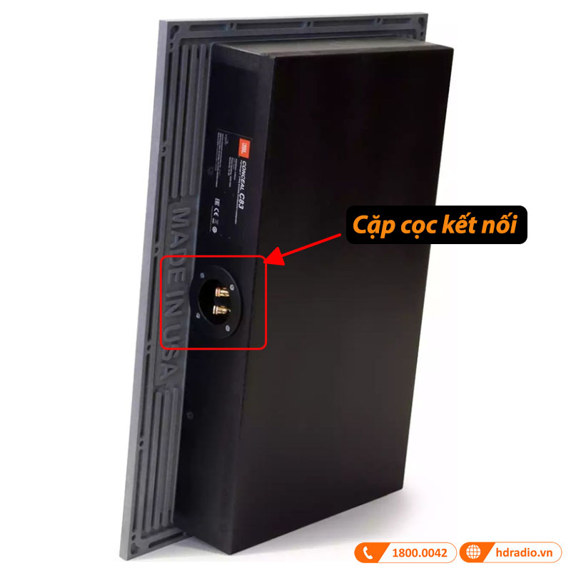 cặp cọc kết nối kim loại được mạ vàng