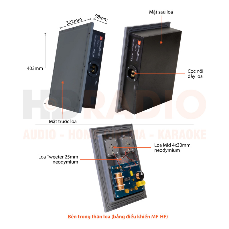 Chú thích Loa JBL ConCeal C86