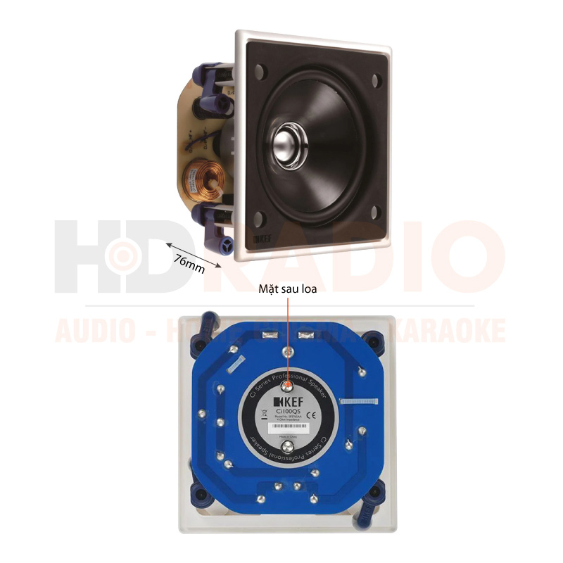 Chú thích Loa âm trần KEF Ci100QS