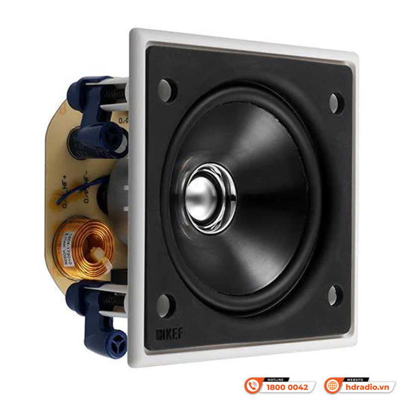 Loa âm trần KEF Ci100QS, Bass 10cm, Độ nhạy 88dB, Tần số 80Hz - 27kHz-4