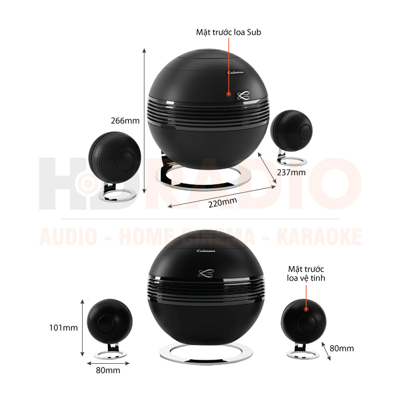 Chú thích Loa Cabasse The Pearl Keshi