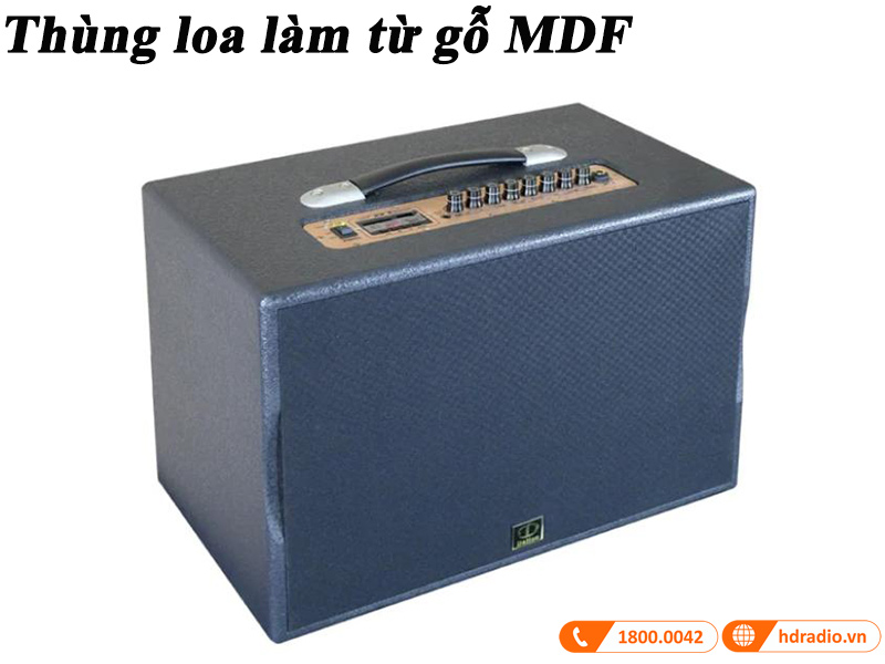 thung loa duoc lam tu go MDF