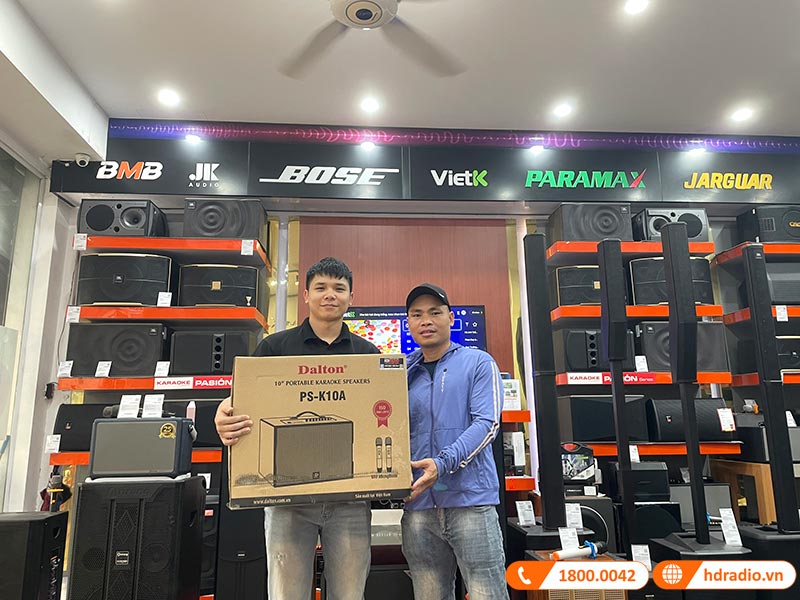 Khách hàng mua Loa Dalton PS-K10A tại HDRadio