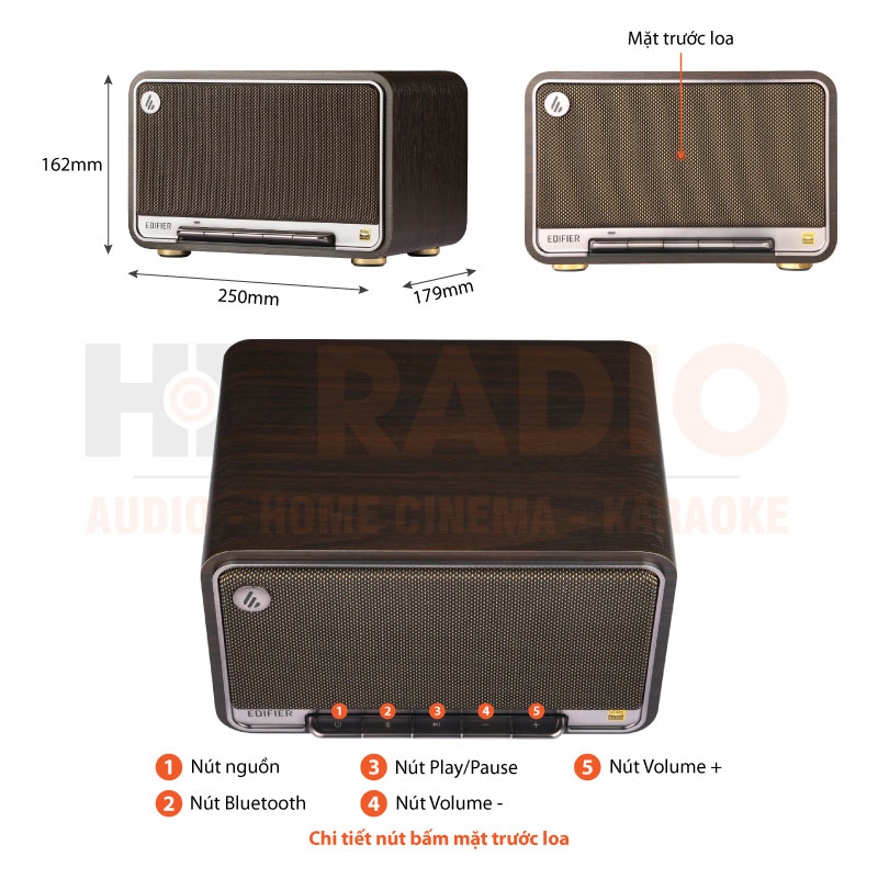 Loa Edifier D32, Công Suất 60W, Pin 11h, Bluetooth V5.3, APP EDIFIER ConneX-13