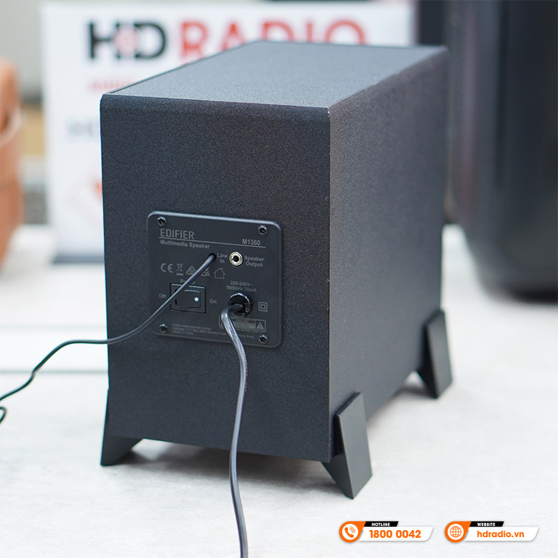 Loa Edifier M1360, AUX, Âm thanh 2.1-9