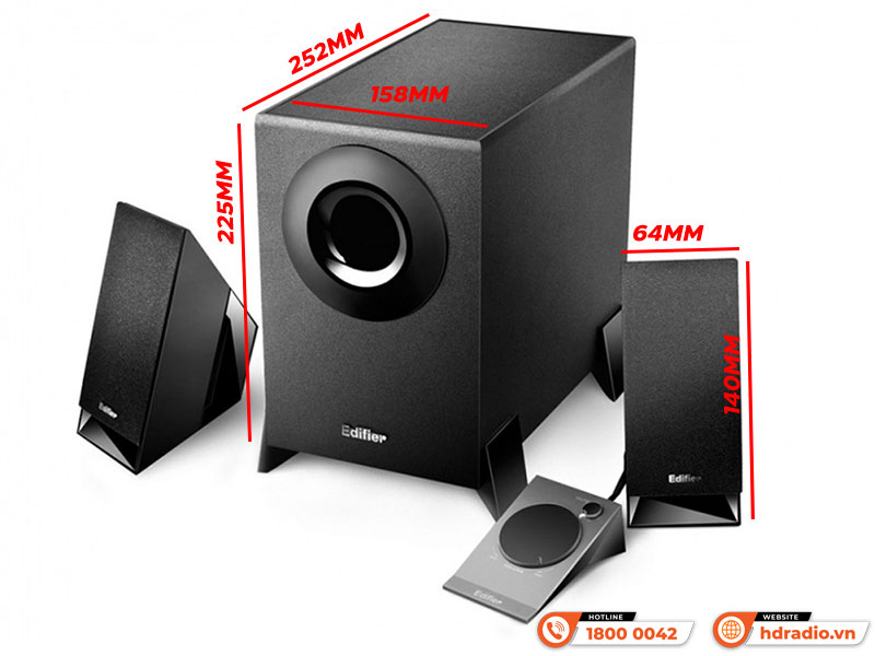 Thiết kế Loa Edifier M1360