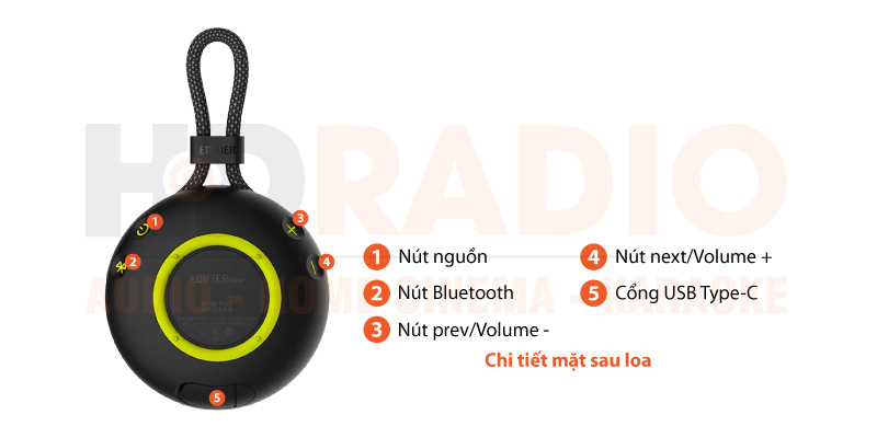 Chú thích Loa Edifier MP100 Plus