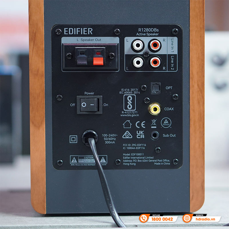 Loa Edifier R1280DBs, Công Suất 42W, Bluetooth, Subout, Digital (Optical, Coaxial)-5