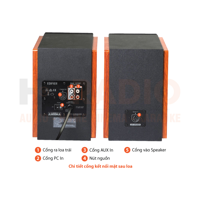 Chú thích Loa Edifier R1700BT