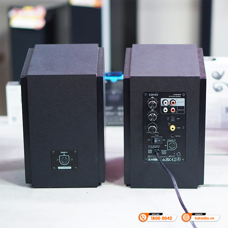 Loa Edifier R1855DB, Bluetooth 5.0, 70W, RCA, Optical, AUX-5