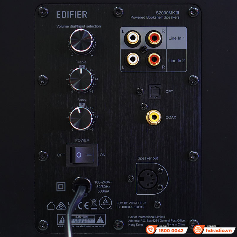 Loa Edifier S2000MKIII, Công suất 130W, Bluetooth 5.0, RCA, Optical, Coaxial-17