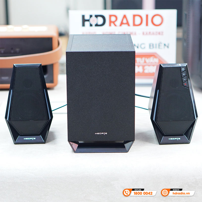 Loa Edifier G1500 Max, công suất 60W, Bluetooth 5.3, USB, AUX, Âm Thanh 2.1-1