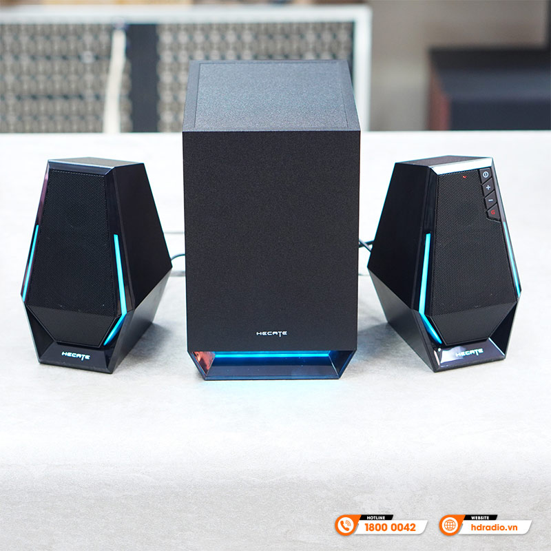 Loa Edifier G1500 Max, công suất 60W, Bluetooth 5.3, USB, AUX, Âm Thanh 2.1-2