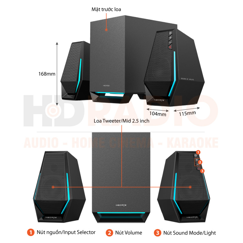 Chú thích Loa Edifier G1500 Max