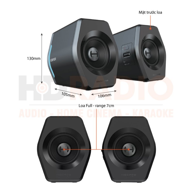 Chú thích Loa Edifier G2000