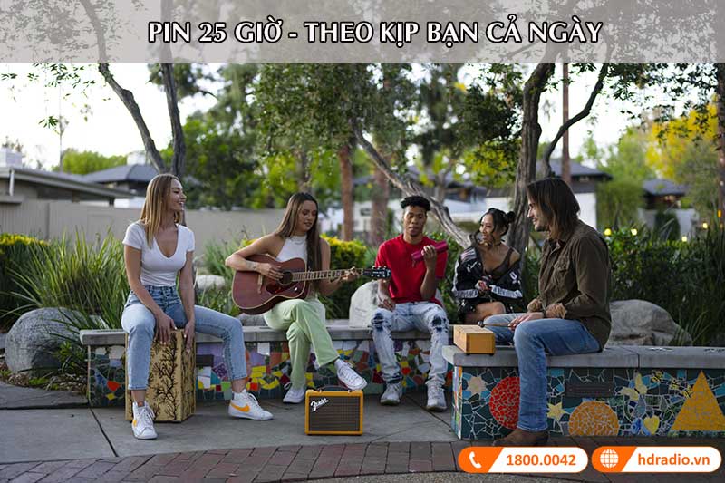 Loa Fender Indio 2 Tweed pin 25 gio