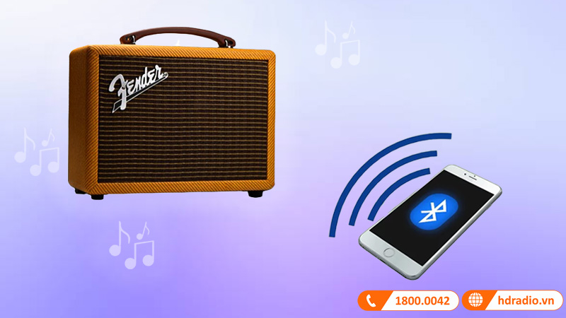 Loa Fender Indio 2 Tweed ket noi bluetooth 4.2