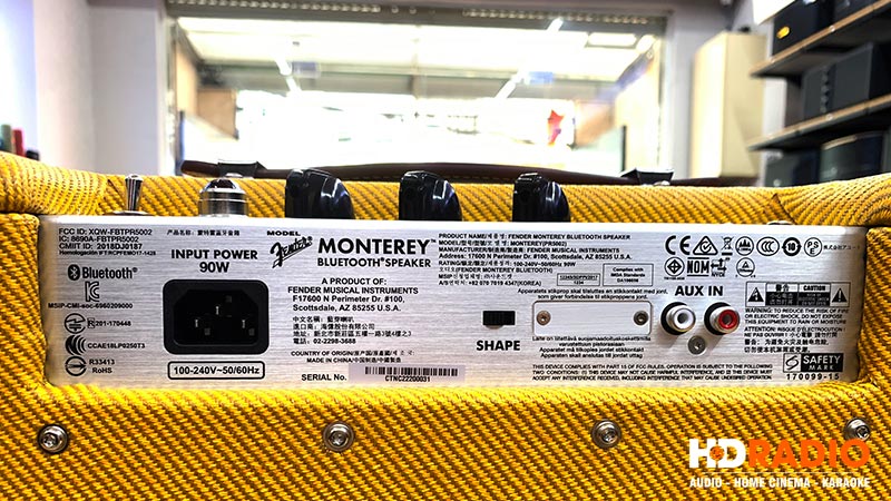 Loa Fender Monterey Tweed