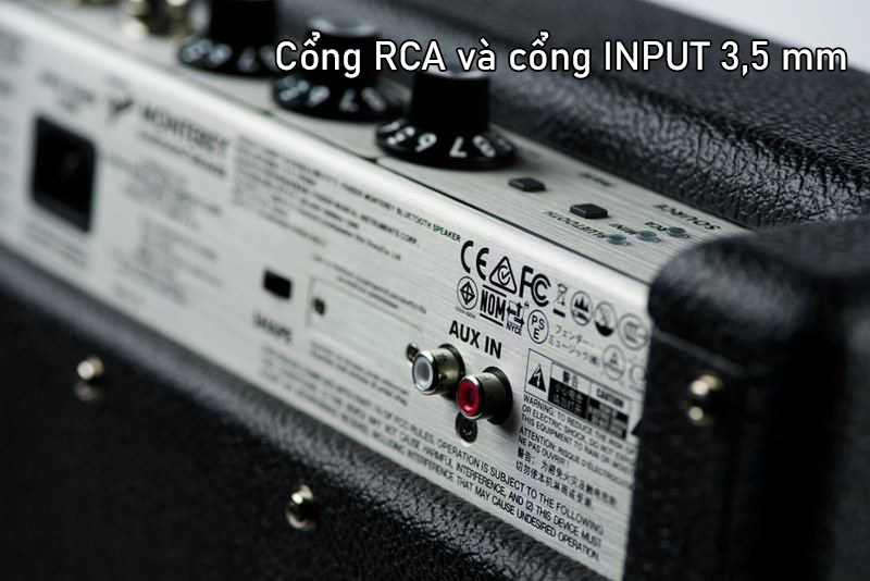 ket noi co day da dang cua loa fender monterey