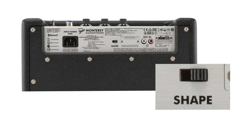 cong tac shape cua loa fender monterey