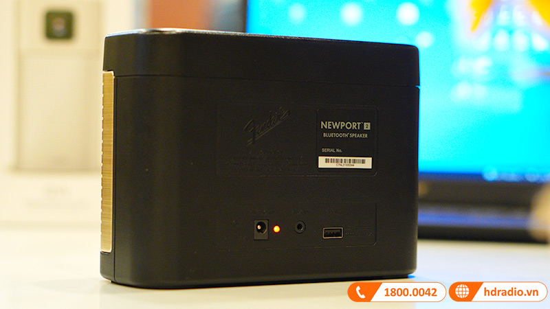 mat sau loa fender newport 2 có cổng aux
