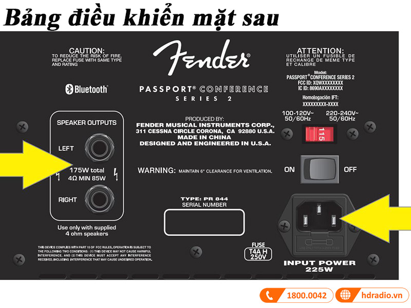 bang dieu khien mat sau