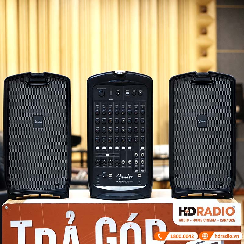 Loa Fender Passport Venue Series 2, Bluetooth, Mixer 10 Kênh, Công Suất 600W (All in One)-18