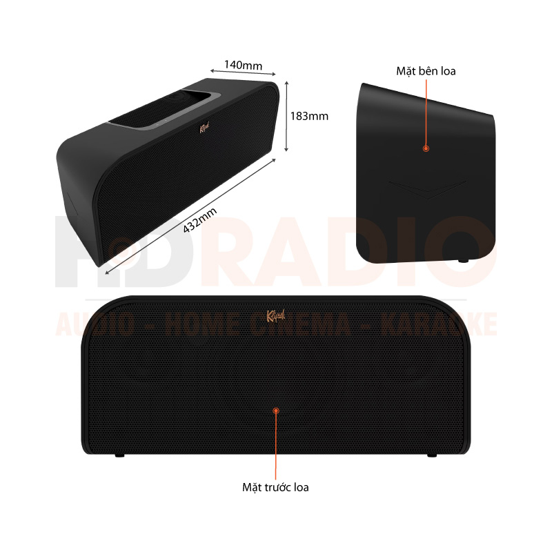 chú thích Loa Klipsch Groove XXL