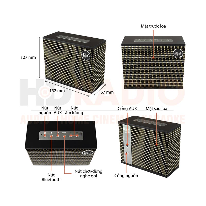 Chu thich loa Klipsch Heritage Groove