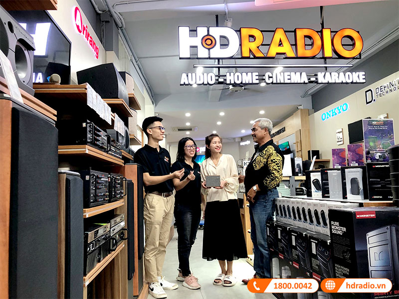 khach hang mua loa Klipsch Heritage Groove tại HDRadio