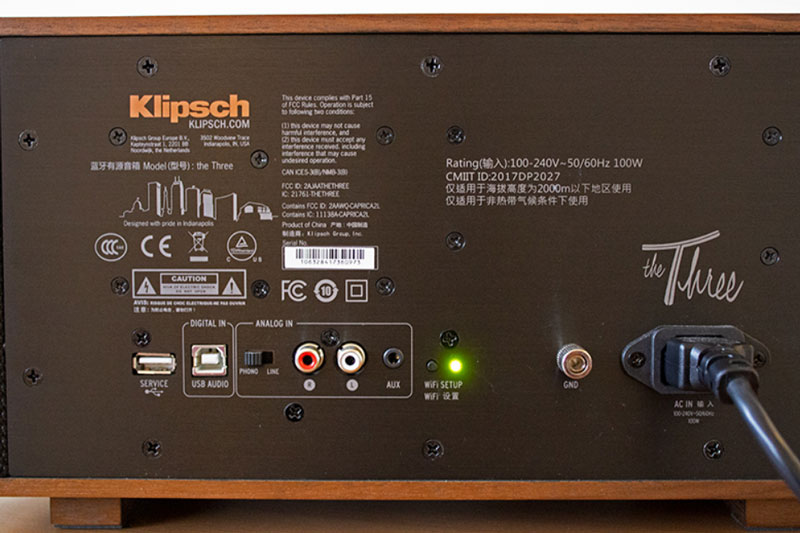 loa klipsch the capitol three