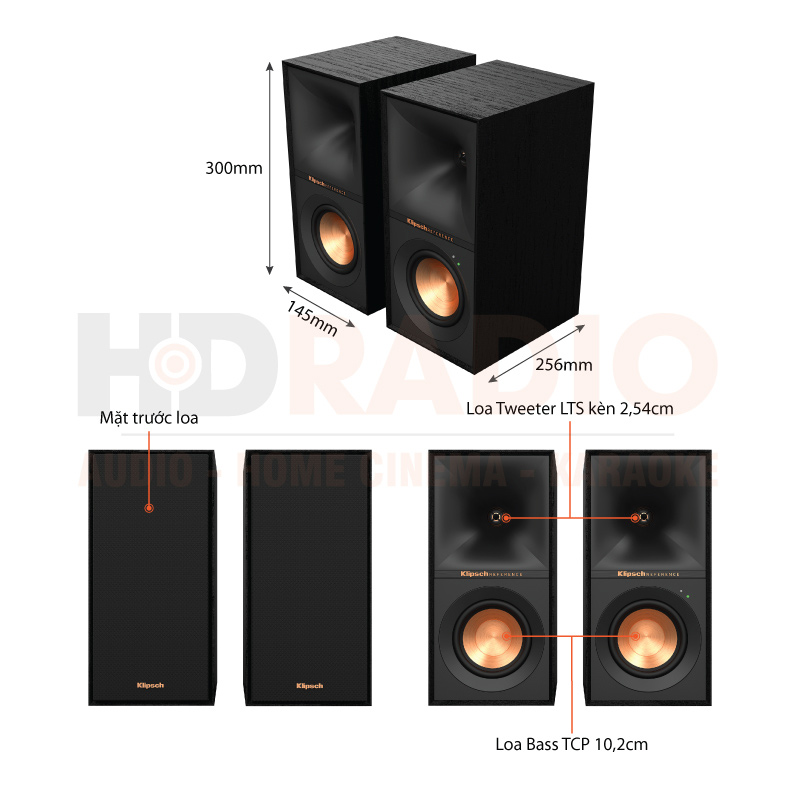 Chú thích Loa Klipsch R-40PM