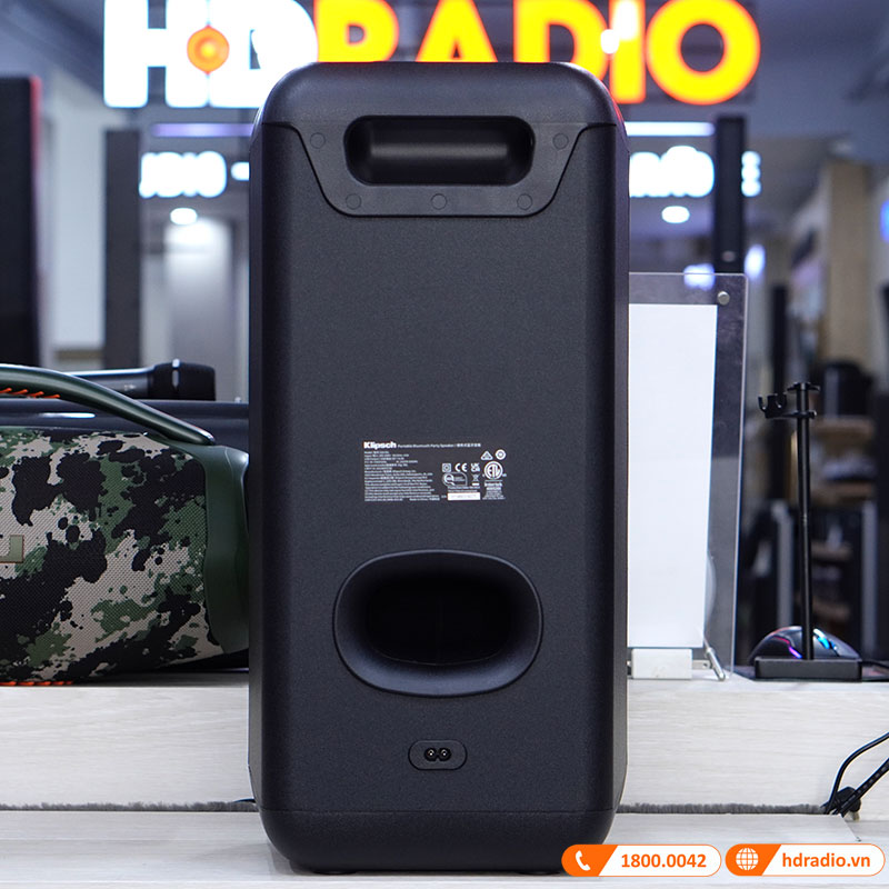 Loa Klipsch GIG XXL Chính Hãng,  LED RGB, Pin 8 Giờ, Bluetooth, Line In/Out, USB, Guitar in, Micro in, TWS, Đi kèm 1 Micro có dây-5